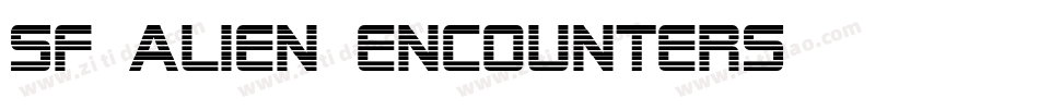 SF Alien Encounters字体转换